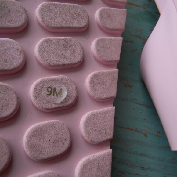 TORY BURCH MELLOW SLIDES SZ 9 LEATHER ROSA CANDY PINK COMFORT SANDALS - Picture 8 of 8